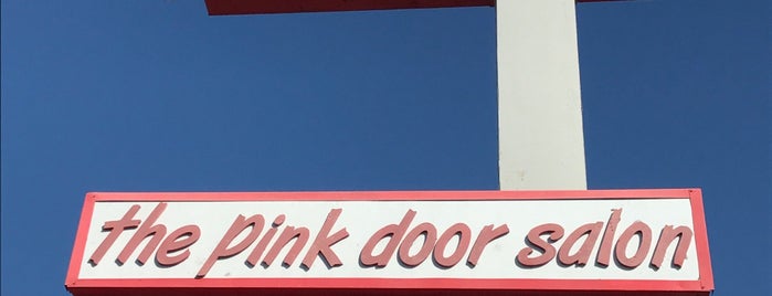The Pink Door Salon is one of Nikki's Vintage L.A. Signs (including OC).