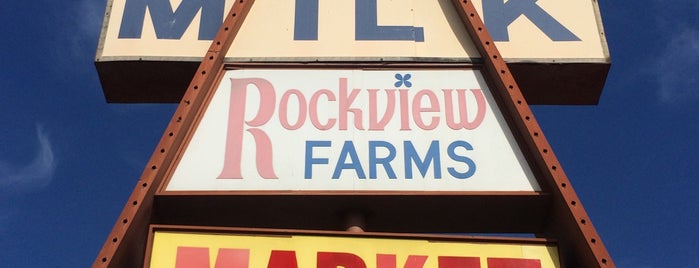 Rockview Drive-In Dairy is one of Nikki's Vintage L.A. Signs (including OC).