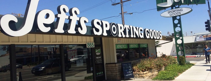 Jeffs Sporting Goods is one of Nikki's Vintage L.A. Signs (including OC).