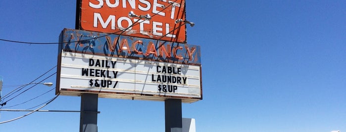 Sunset Motel is one of NEVADA: Vintage Signs & Offbeat Attractions.