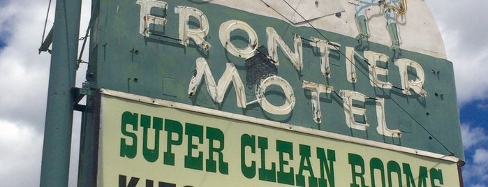 Frontier Motel is one of NEVADA: Vintage Signs & Offbeat Attractions.