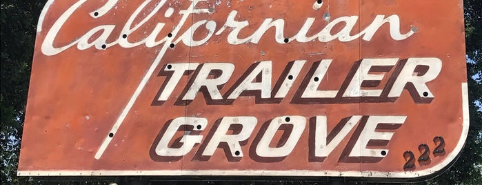 Californian Trailer Grove is one of Vintage LA Signs 2.