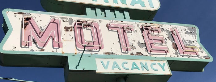 Lanai Motel is one of Nikki's Vintage L.A. Signs (including OC).
