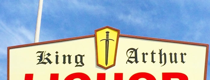 King Arthur Liquor is one of Nikki's Vintage L.A. Signs (including OC).