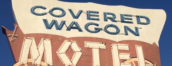Covered Wagon is one of Nikki's Vintage L.A. Signs (including OC).