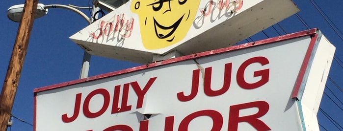 Jolly Jug Liquor Store is one of Nikki's Vintage L.A. Signs (including OC).