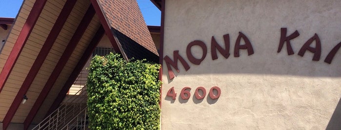 Mona Kai Apartments is one of Nikki's Vintage L.A. Signs (including OC).