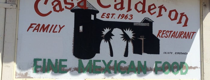 Casa Calderon is one of TO SHOOT: Restaurants.