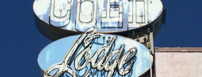 Coed Lodge is one of NEVADA: Vintage Signs & Offbeat Attractions.