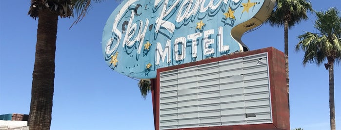 Sky Ranch Motel is one of NEVADA: Vintage Signs & Offbeat Attractions.