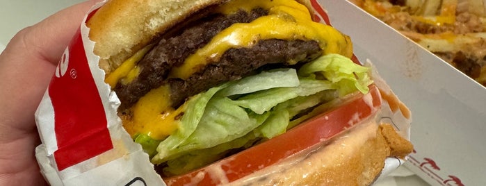 In-N-Out Burger is one of Downtown Las Vegas Favorites.