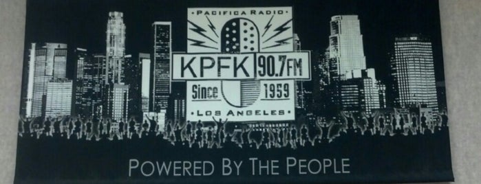 KPFK is one of places.