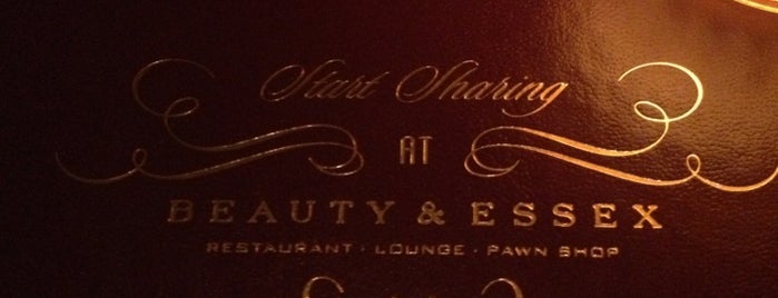 Beauty & Essex is one of Speakeasy - Hidden spots.