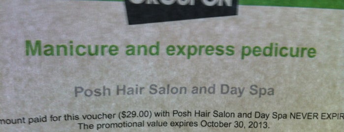 Posh Hair Salon is one of Favorites.