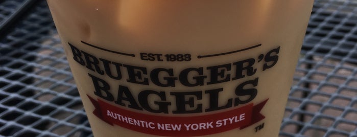 Bruegger's Bagel Bakery is one of Marcie’s Liked Places.