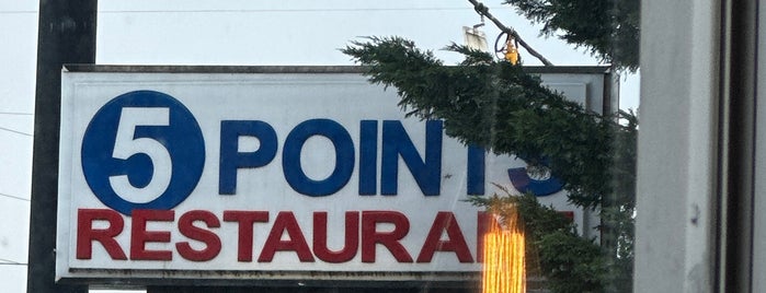 5 Points Restaurant is one of Food & Wine’s The Best Diners in Every State.
