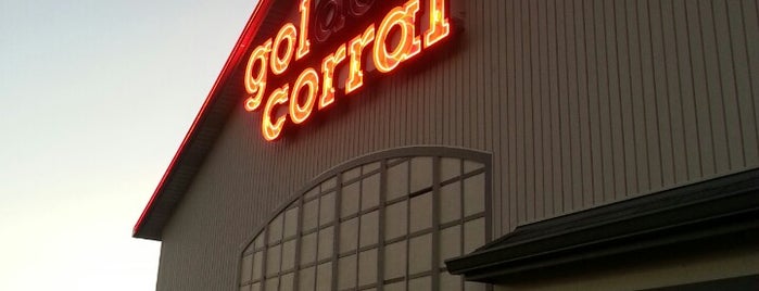 Golden Corral is one of Places to eat.