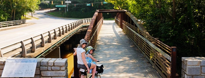 North Oconee River Greenway is one of Bikabout Athens GA.