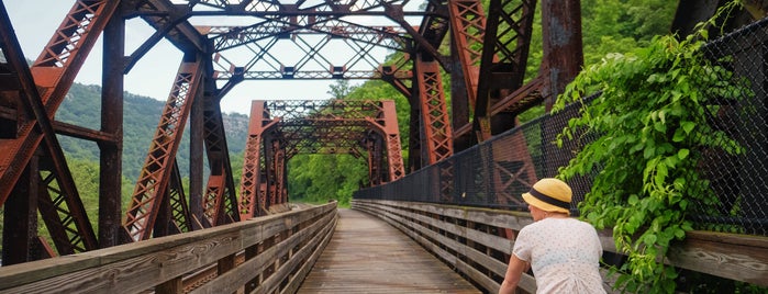 Cumberland Narrows is one of Bikabout's Guide to the GAP Trail and C&O Towpath.