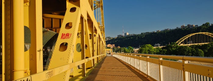 Fort Duquesne Bridge is one of Bikabout Pittsburgh.