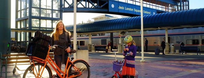 Jack London Square Amtrak (OKJ) is one of Best of Oakland by Bike.