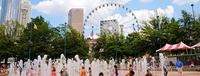 Centennial Olympic Park is one of Bikabout Atlanta.