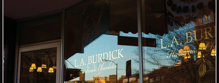 L.A. Burdick Chocolate is one of Bikabout Boston - Bike Ride on the Charles River.