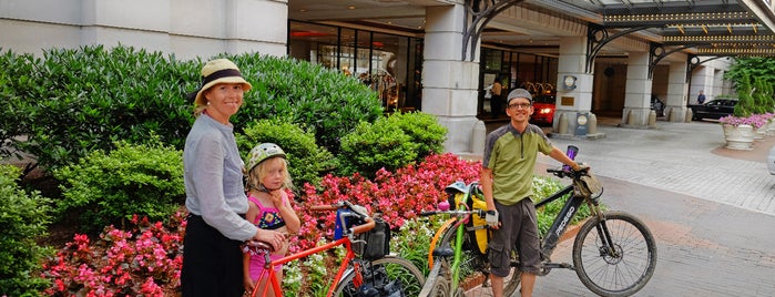 The Fairmont Washington, D.C. is one of Bikabout's Guide to the GAP Trail and C&O Towpath.