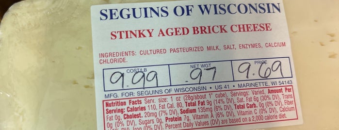 Seguins House of Cheese is one of Wisconsin's Best.