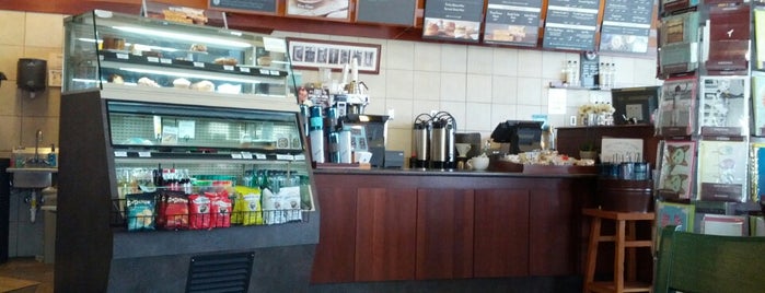Caribou Coffee is one of just around town.