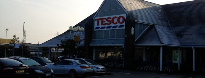 Tesco is one of SHOPS.