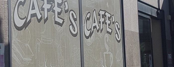 Cafe's is one of Places.