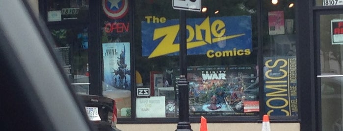 Zone Comics is one of Chicago place to try Out food And Stuff..