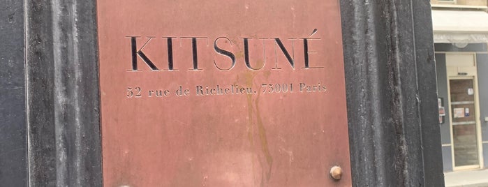 Maison Kitsuné is one of Paris.