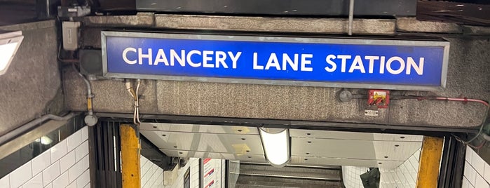 Chancery Lane London Underground Station is one of London.