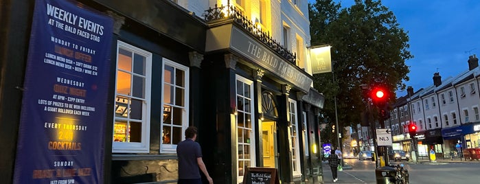 The Bald Faced Stag is one of London pubs to do.
