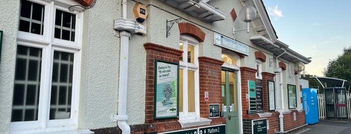 Merstham Railway Station (MHM) is one of England Rail Stations - Surrey.