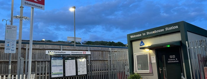 Stonehouse Railway Station (SHU) is one of Stations of the UK.