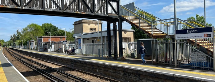 Egham Railway Station (EGH) is one of Frequent Places UK.