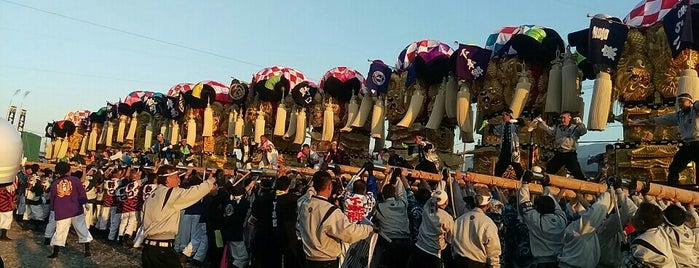 飯積神社 is one of 日本各地の太鼓台型山車 Drum Float in JAPAN.