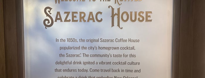 Sazerac House is one of New Orleans.