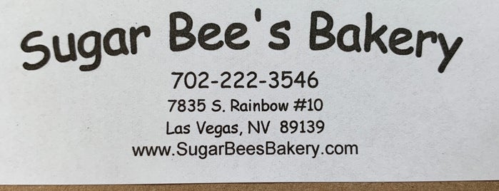 Sugar Bee's Bakery is one of Food places.