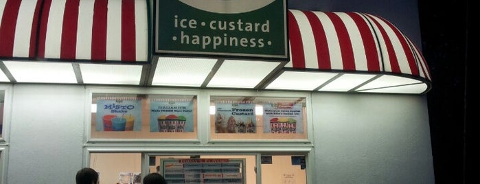 Rita's Italian Ice & Frozen Custard is one of Places to go & people to see.