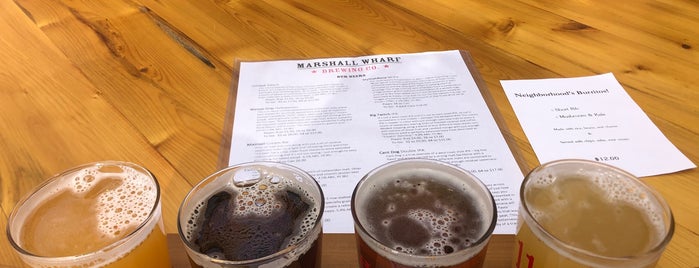 Marshall Wharf Brewing Company is one of 10 great places to grab a drink in Maine.