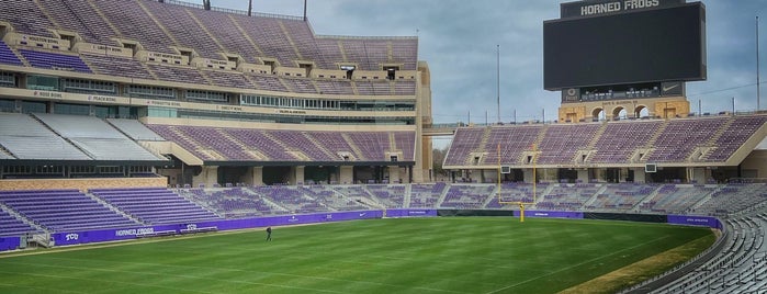 Amon G. Carter Stadium is one of Zheu Betta.