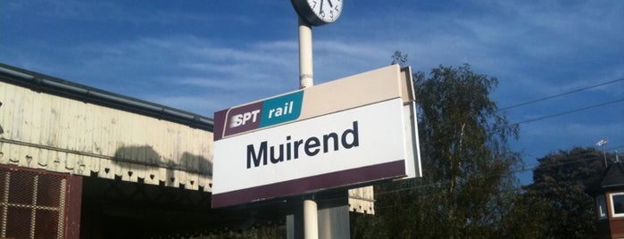 Muirend Railway Station (MUI) is one of Neilston Line.