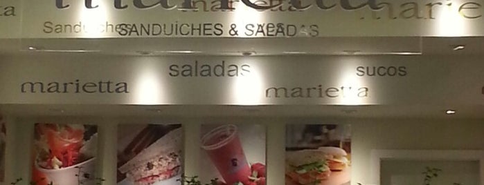 Marietta Sanduíches & Saladas is one of Locais curtidos por Rafael.
