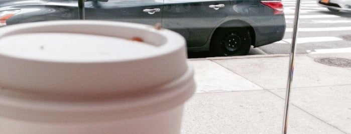 Starbucks is one of The 7 Best Places for Chai Tea Lattes in the Theater District, New York.