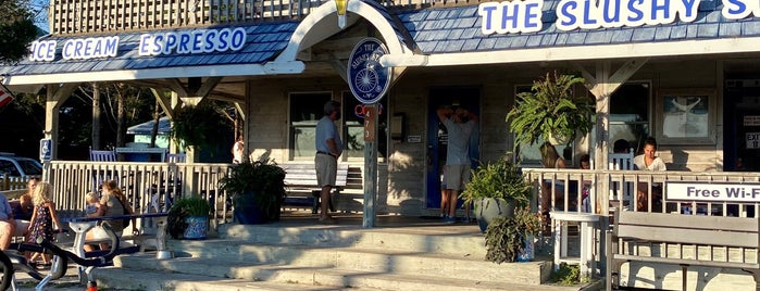 The Slushy Stand is one of Ocracoke Island.