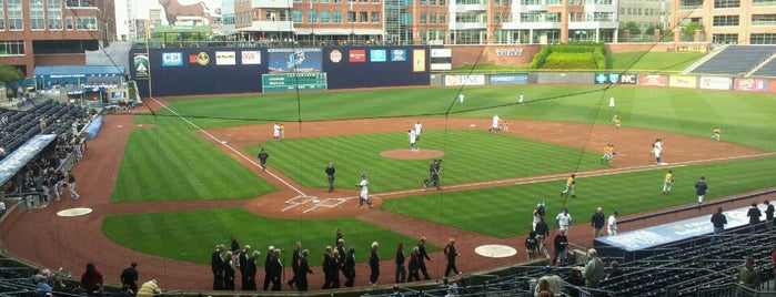 Durham Bulls Athletic Park is one of Raleigh/Durham/Chapel Hill, NC.